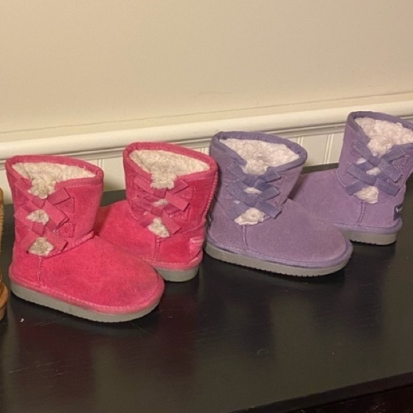Koolaburra Ugg Victoria Short Little Kids Booties 6 - Picture 1 of 12